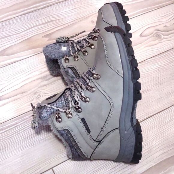 (79-1823) Mens Womens Winter Snow Boots Warm Waterproof Non Slip Sz 36 (6.5W-5M) - Picture 7 of 12
